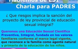Imagen de Hablemos de ESI, charla para padres