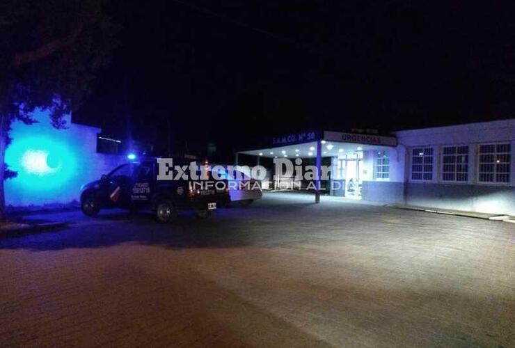 El paciente fue trasladado al Hospital 50 y luego urgente a Rosario.