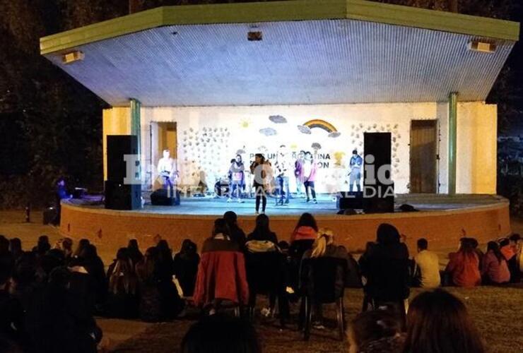 La actividad de jóvenes cristianos se centralizó en el Anfiteatro.