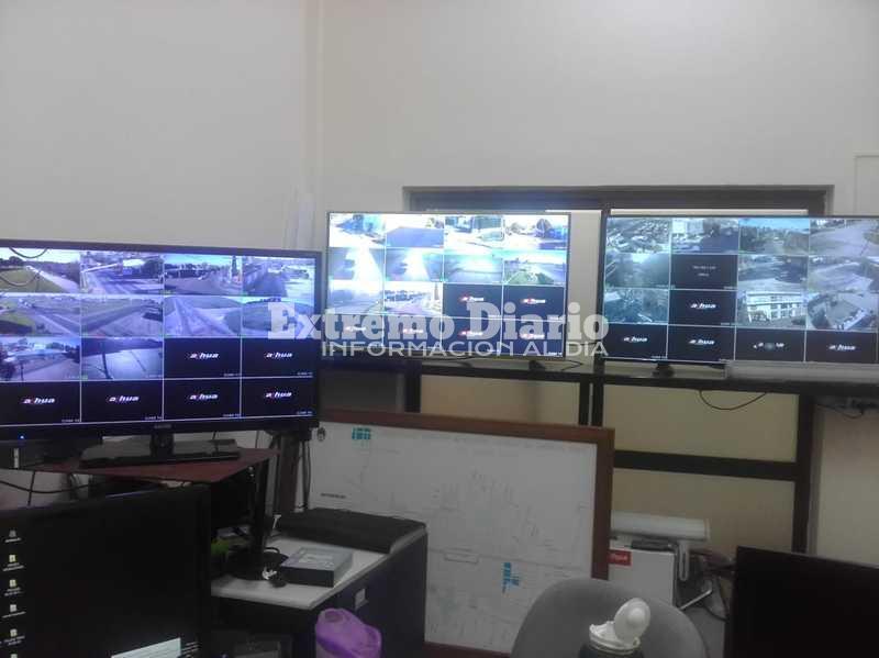 En la foto que envi&oacute; Spina se ven 30 c&aacute;maras funcionando.