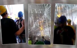 Imagen de Video: as&iacute; fue el desmoronamiento fatal en el aeropuerto