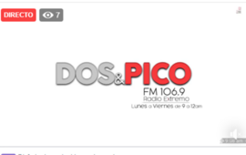Imagen de Emisi&oacute;n EN VIVO de Dos & Pico, Radio Extremo 106.9