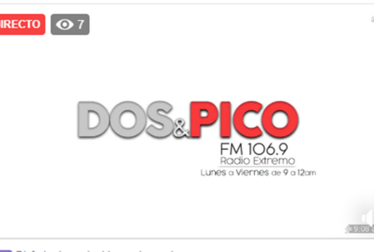 Imagen de Emisión EN VIVO de Dos & Pico, Radio Extremo 106.9