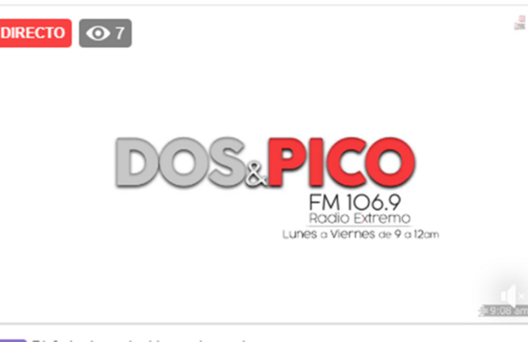 Imagen de Emisión EN VIVO de Dos & Pico, Radio Extremo 106.9