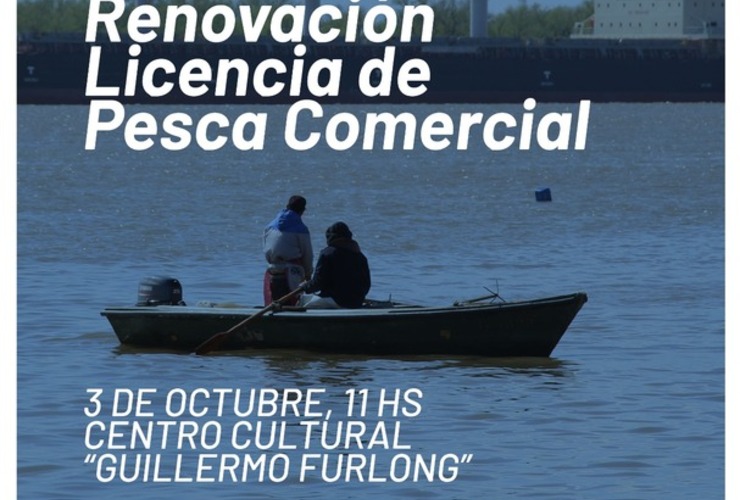 Imagen de Operativo de renovación de licencia de pesca comercial