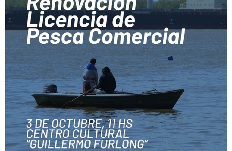 Imagen de Operativo de renovación de licencia de pesca comercial