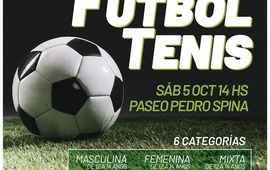Imagen de Torneo de F&uacute;tbol - Tenis en el Paseo Pedro Spina