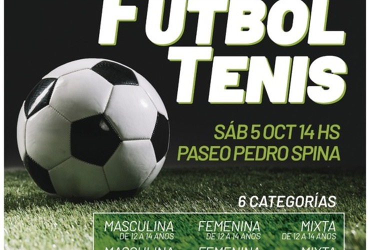 Imagen de Torneo de Fútbol - Tenis en el Paseo Pedro Spina