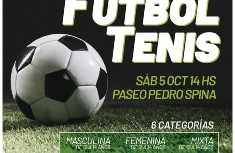 Imagen de Torneo de Fútbol - Tenis en el Paseo Pedro Spina