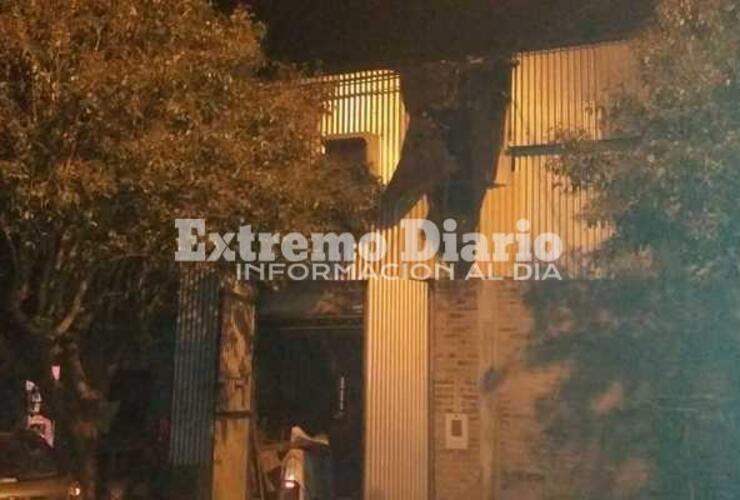 Imagen de General Lagos: Principio de incendio en un galpón