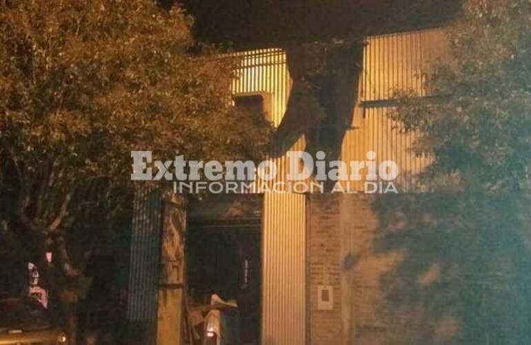 Imagen de General Lagos: Principio de incendio en un galpón