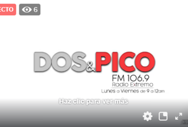 Imagen de Emisión EN VIVO de Dos & Pico, Radio Extremo 106.9