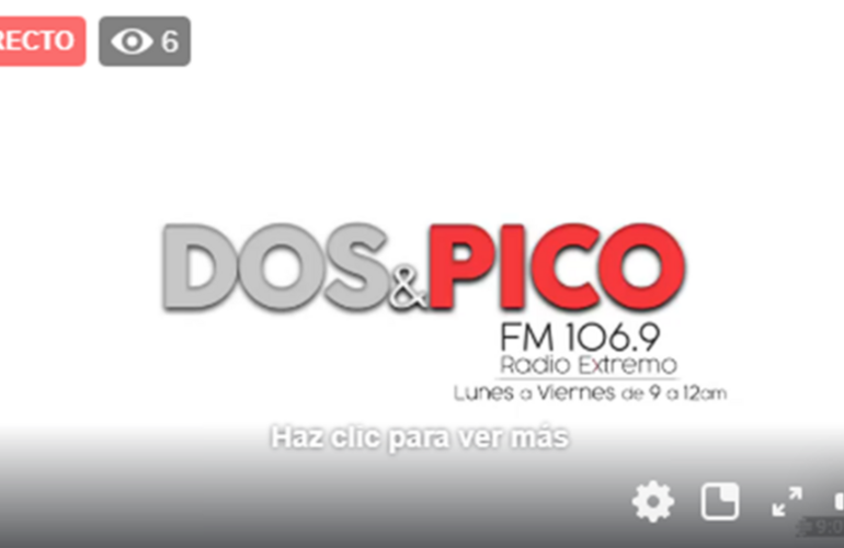 Imagen de Emisión EN VIVO de Dos & Pico, Radio Extremo 106.9