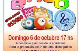 Imagen de Bingo a beneficio de los alumnos de la academia Clave de Sol