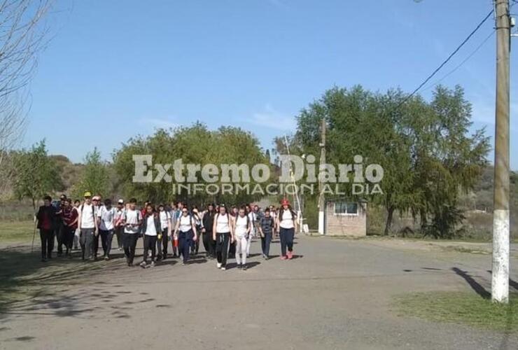 Alumnos de segundo año de la Escuela N° 3007 disfrutaron del predio.