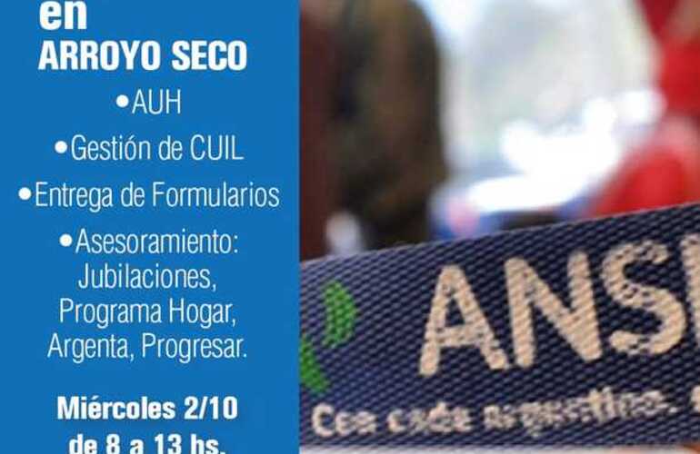 Imagen de Operativo de ANSES en Arroyo Seco