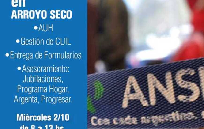 Imagen de Operativo de ANSES en Arroyo Seco