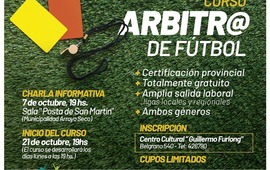 Imagen de Curso gratuito de iniciaci&oacute;n en el arbitraje para hombres y mujeres