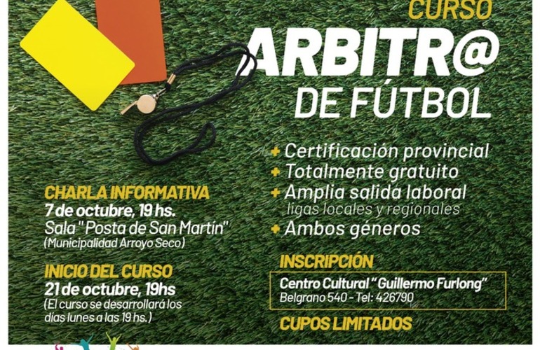 Imagen de Curso gratuito de iniciación en el arbitraje para hombres y mujeres