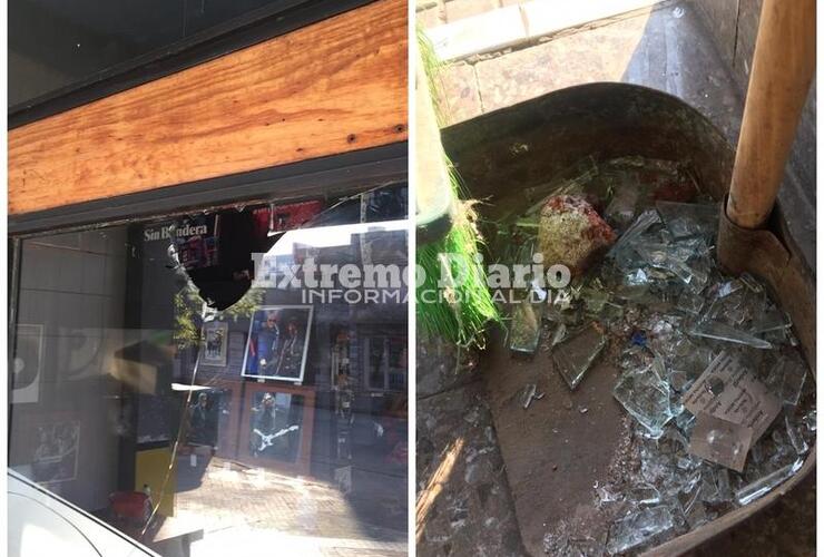 Imagen de Inadaptados ocasionaron destrozos en pleno centro