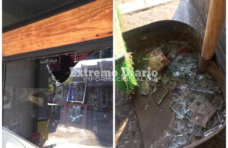 Imagen de Inadaptados ocasionaron destrozos en pleno centro