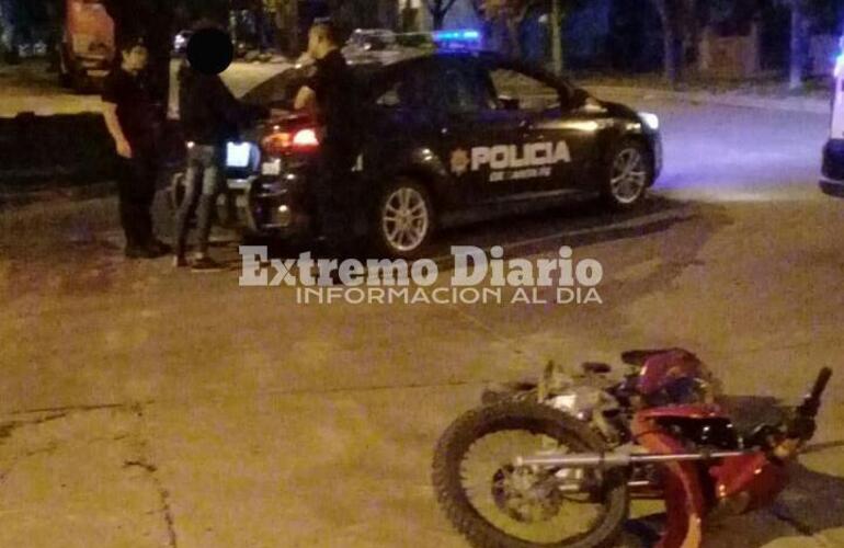 Imagen de Intentó evadir a la policía, se cayó y resultó herido