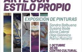 Imagen de Ciclo de muestras 2019: Arte con Estilo Propio, nueva propuesta en el Centro Cultural