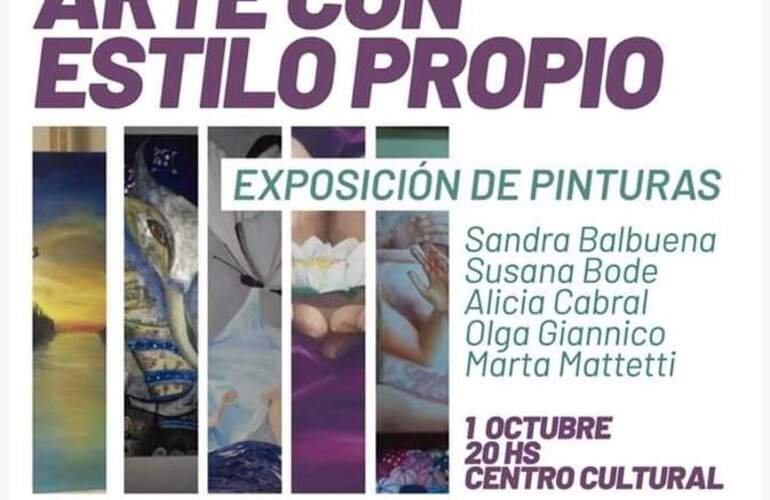 Imagen de Ciclo de muestras 2019: Arte con Estilo Propio, nueva propuesta en el Centro Cultural