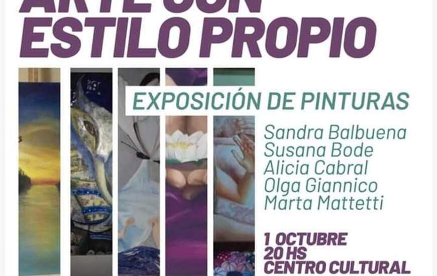 Imagen de Ciclo de muestras 2019: Arte con Estilo Propio, nueva propuesta en el Centro Cultural