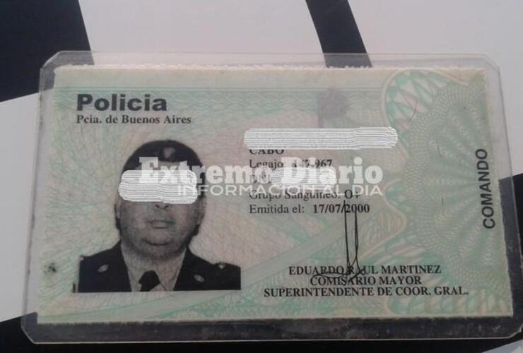 Se secuestró la falsa credencial y treinta y dos mil pesos en efectivo