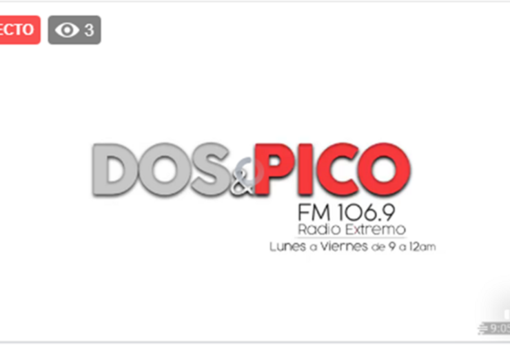 Imagen de Emisión EN VIVO de Dos & Pico, Radio Extremo 106.9