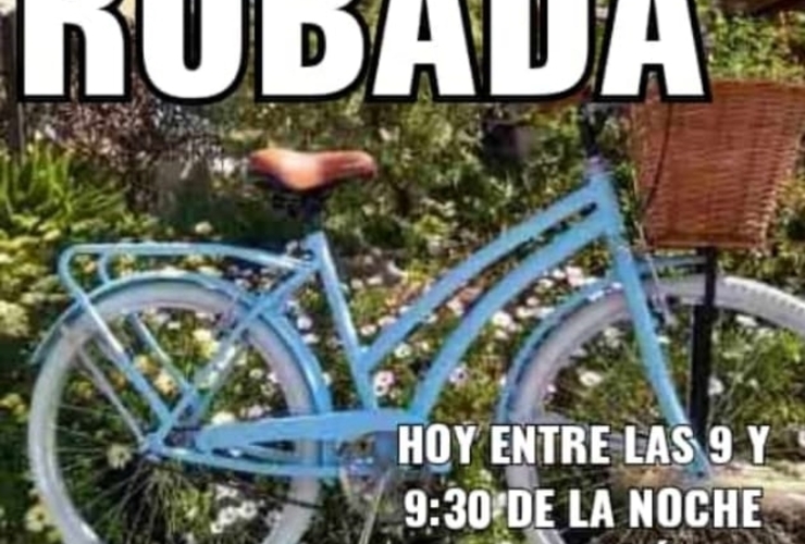 Imagen de Atención, robaron esta bicicleta