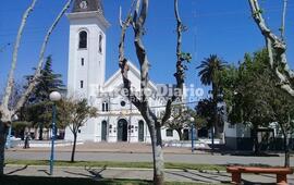 Todo ocurri&oacute; frente a las puertas del templo parroquial.