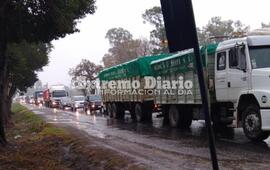 Imagen de Media hora de espera para veh&iacute;culos que transitaban Ruta 21
