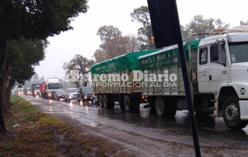 Imagen de Media hora de espera para veh&iacute;culos que transitaban Ruta 21