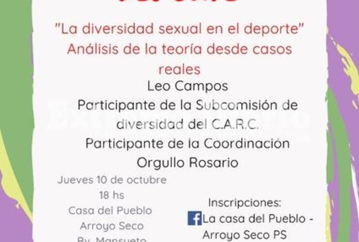 Imagen de Charla sobre Diversidad en el Deporte en La Casa del Pueblo del PS