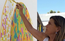 Imagen de El Taller ReencontrArte recibe la visita de Ag&oacute; P&aacute;ez Vilar&oacute;