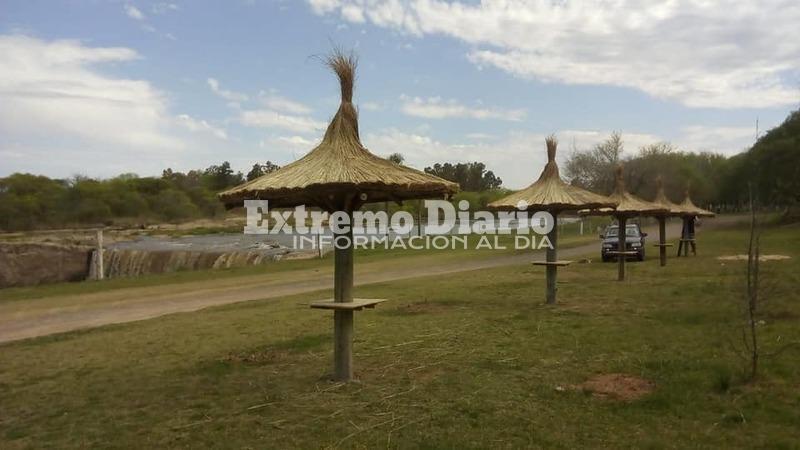 El predio se prepara para la temporada de verano.