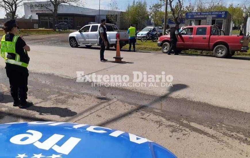 El procedimiento policial tuvo lugar durante un operativo de control de tr&aacute;nsito.