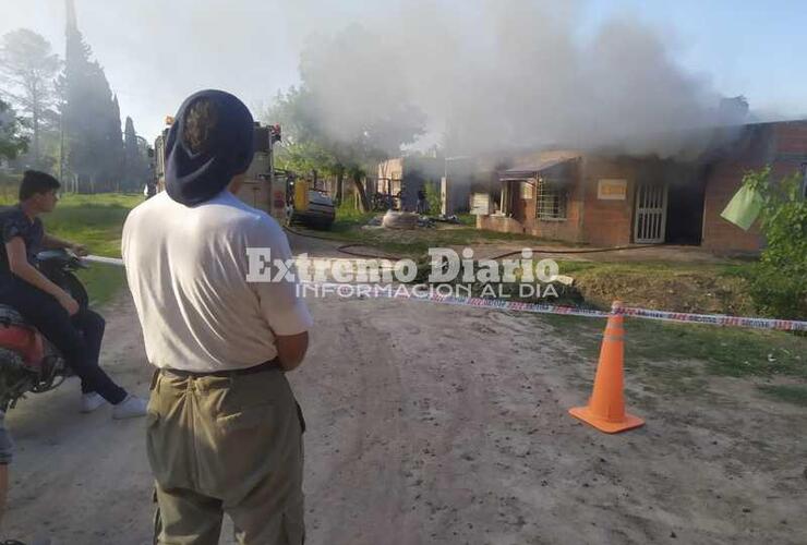 Imagen de Incendio en una vivienda de Playa Hermosa