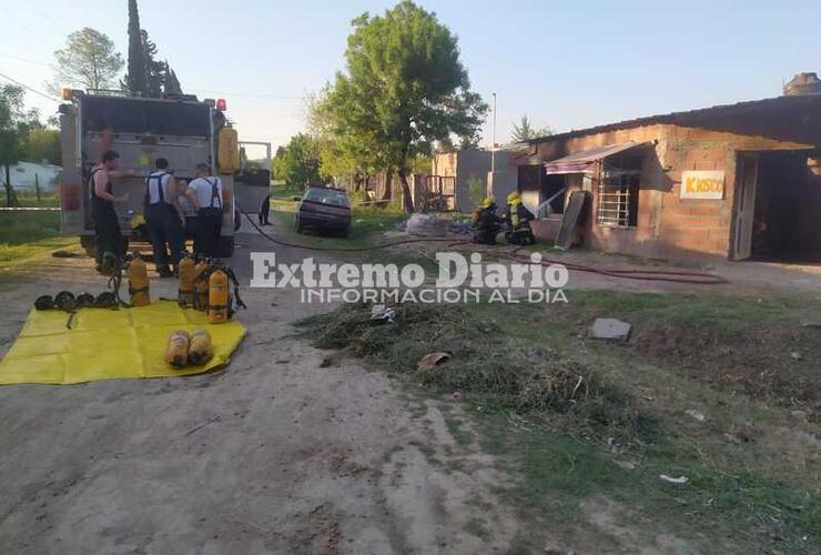 Imagen de Siniestro en una vivienda: Bomberos confirmó que las pérdidas fueron totales