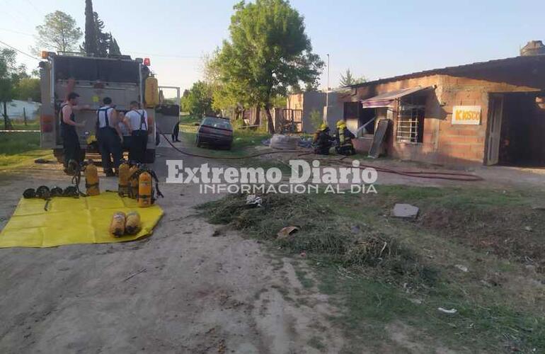 Imagen de Siniestro en una vivienda: Bomberos confirmó que las pérdidas fueron totales