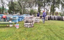 Imagen de El mal tiempo no detiene los preparativos para el rally