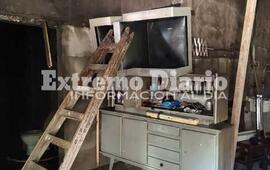 As&iacute; qued&oacute; el interior de la vivienda afectada por las llamas