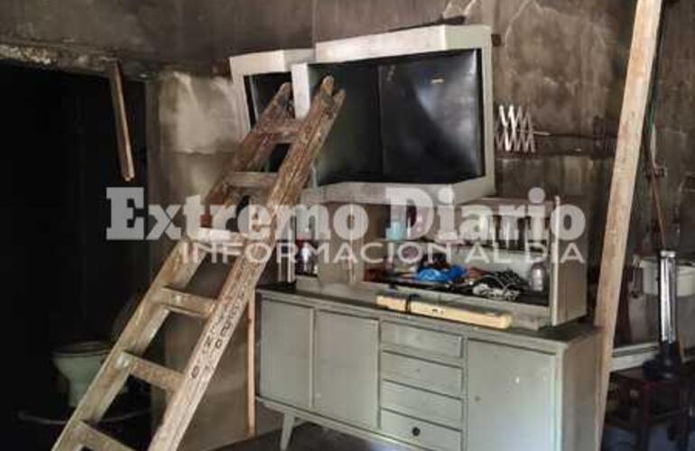 As&iacute; qued&oacute; el interior de la vivienda afectada por las llamas