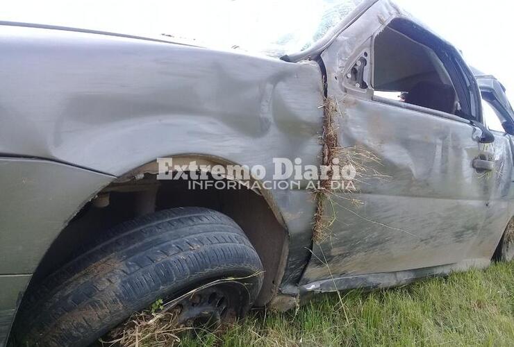 Imagen de Resultaron heridos en un accidente sobre autopista