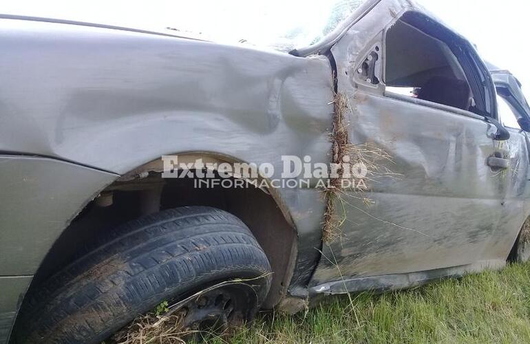 Imagen de Resultaron heridos en un accidente sobre autopista