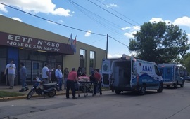 Imagen de Accidente sobre calle Juan B. Justo