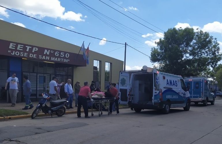 Imagen de Accidente sobre calle Juan B. Justo