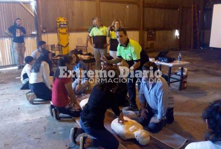 Imagen de En Albarellos se realizó una capacitación abierta a la comunidad